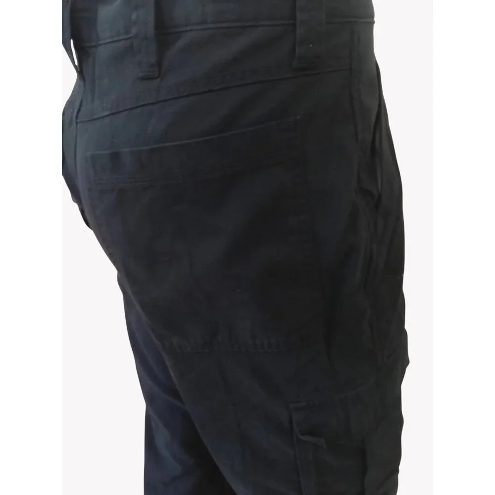 NWT Wrangler Five Star Relaxed Fit Cargo Pants Fleece Lined Black 34 x 32 - Picture 2 of 11